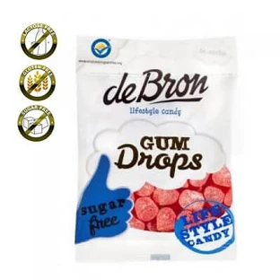 Gummy gelei met frambozensmaak, 100g, DeBron