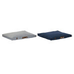 Lit pour animal domestique DKD Home Decor 88 x 68 x 10 cm Blue marine Gris clair 2 Unités Lit pour animal domestique DKD Home Decor 88 x 68 x 10 cm Blue marine Gris clair 2 Unités