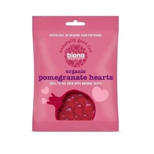 Gelee-Herzen mit Granatapfel, 75 gr, Biona