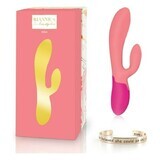 Dual Stimulare Vibe Rianne S Essentials Xena Rabbit Coral Roz