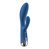Stimulare dublă Vibe Satisfyer Spinning Rabbit 1 Albastru