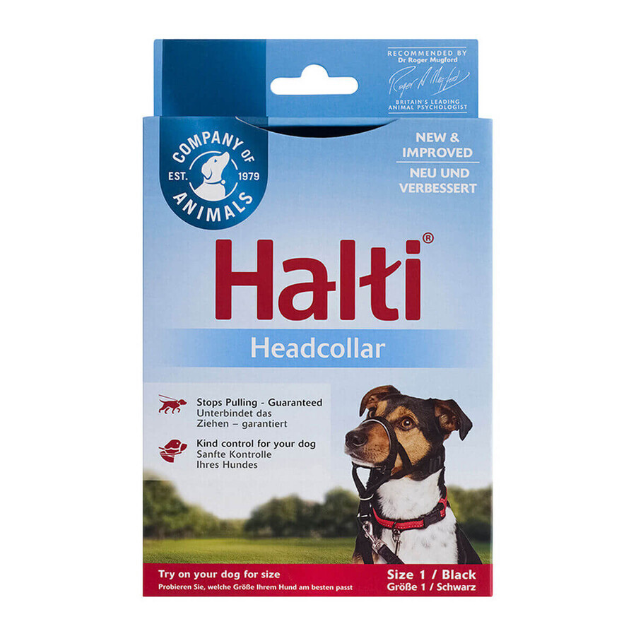 Gulerele de dresaj pentru câini Company of Animals Halti Negru Botniță (31-40 cm) Gulerele de dresaj pentru câini Company of Animals Halti Negru Botniță (31-40 cm)