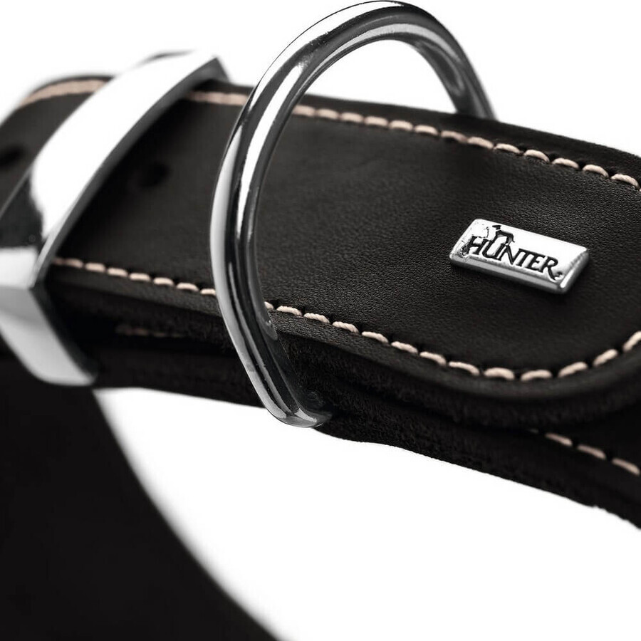 Hondenhalsband Hunter Aalborg Zwart (24-30 cm)