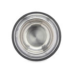 Futternapf für Hunde Mascow 310 Grau Silberfarben Gummi Metall 22 x 6 x 22 cm (12 Stück)