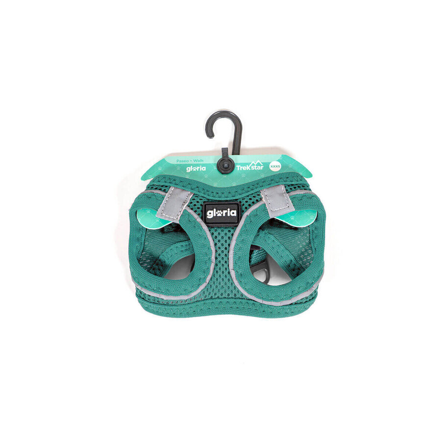 Ham pentru câini Gloria Trek Star 32,8-35,4 cm 45-47 cm Turquoise M Ham pentru câini Gloria Trek Star 32,8-35,4 cm 45-47 cm Turquoise M