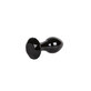 Bouchon anal S Pleasures Noir (7 cm)