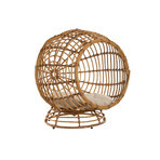 Haustierbettchen Home ESPRIT Weiß natürlich Synthetischer Rattan 60 x 58 x 58 cm Haustierbettchen Home ESPRIT Weiß natürlich Synthetischer Rattan 60 x 58 x 58 cm