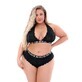 Set di biancheria intima Fantasy Lingerie Nero (taglia Queen)