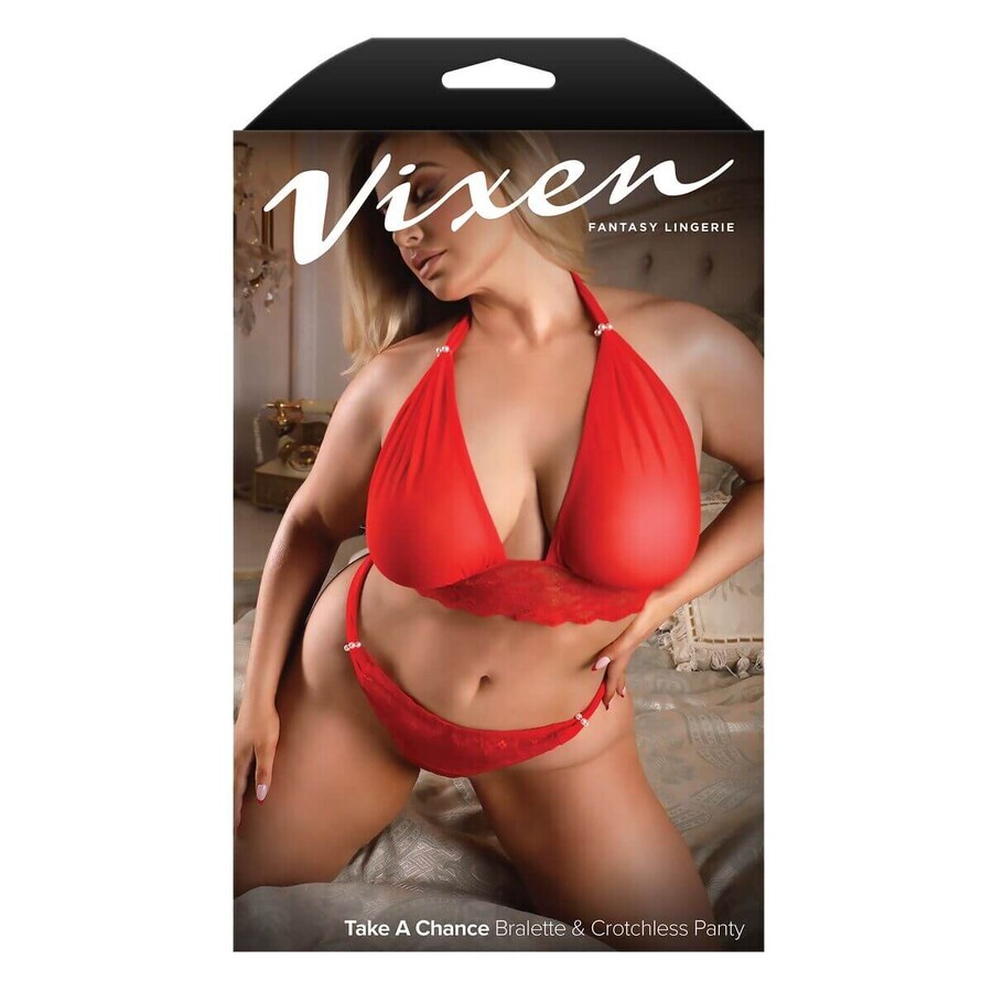 Cumpără Set lenjerie intimă Fantasy Lingerie Red (Queen size) Set lenjerie intimă Fantasy Lingerie Red (Queen size)