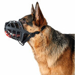 Muselière Hunter Albury Noir Taille 6 (43 cm) (85 cm) (10 cm)