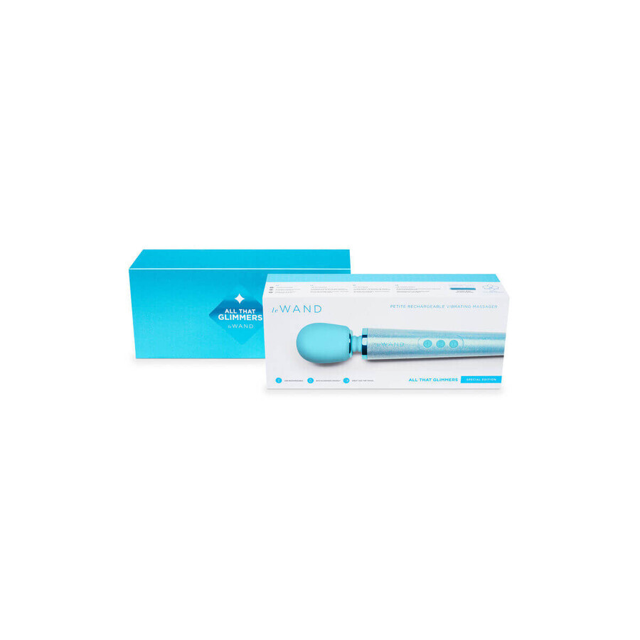 Winkel op Vibrator Le Wand All That Glimmers Set Pastelblauw Vibrator Le Wand All That Glimmers Set Pastelblauw