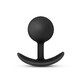 Anal plug Blush Adventures Black (8.9 cm) (7.6 cm)