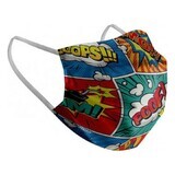 Masque hygiénique réutilisable en tissu BD
