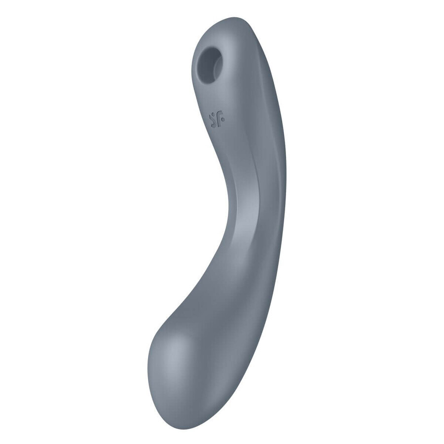 Boutique Stimulateur à succion du clitoris Satisfyer Curvy Trinity 1 Gris Stimulateur à succion du clitoris Satisfyer Curvy Trinity 1 Gris
