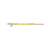 Zgardă pentru câini Hunter Malia Lămâie verde S/M 35-44 cm
