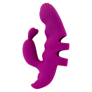 Stimulare dublă Vibe Evolved Playboy Purple