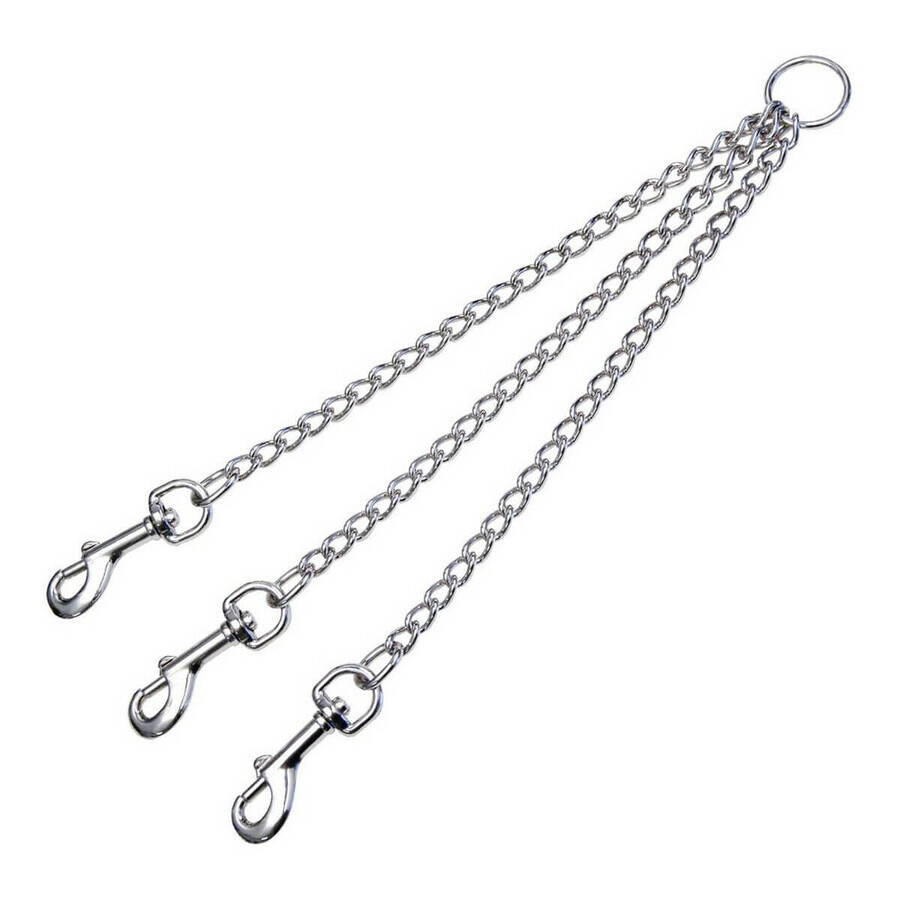 Cuplaj cu lesă pentru 3 câini Gloria 2mm x 25 cm Cuplaj cu lesă pentru 3 câini Gloria 2mm x 25 cm