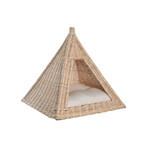 Pat pentru animale de companie DKD Home Decor Natural Ratan 45 x 45 x 45 cm Pat pentru animale de companie DKD Home Decor Natural Ratan 45 x 45 x 45 cm