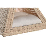 Pat pentru animale de companie DKD Home Decor Natural Ratan 45 x 45 x 45 cm Pat pentru animale de companie DKD Home Decor Natural Ratan 45 x 45 x 45 cm