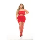 Conjunto de ropa interior rosa rojo carmín rosa (L)