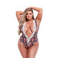 Trikot Baci Lingerie Floral &amp; Spitze Grau XL