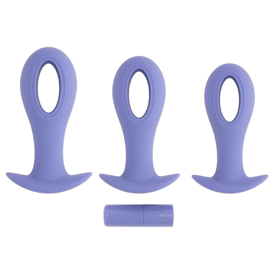 Anal plug Evolved Purple (8.9 cm) (9.5 cm) (10.1 cm)