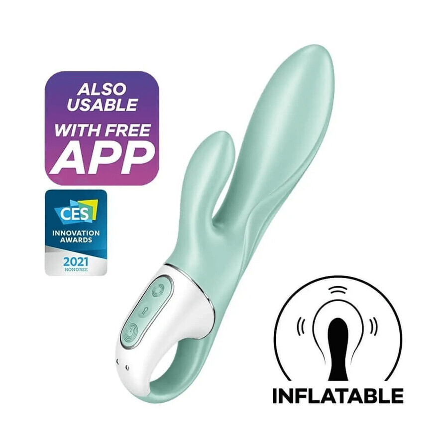 Vibrator Satisfyer Air Pump Bunny 5+ - Green