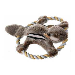 Juguete de peluche para perros Hunter Wildlife Train con cuerda para ardillas (30 cm)