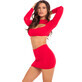 Underwear Set Pink Lipstick Red (S/M)