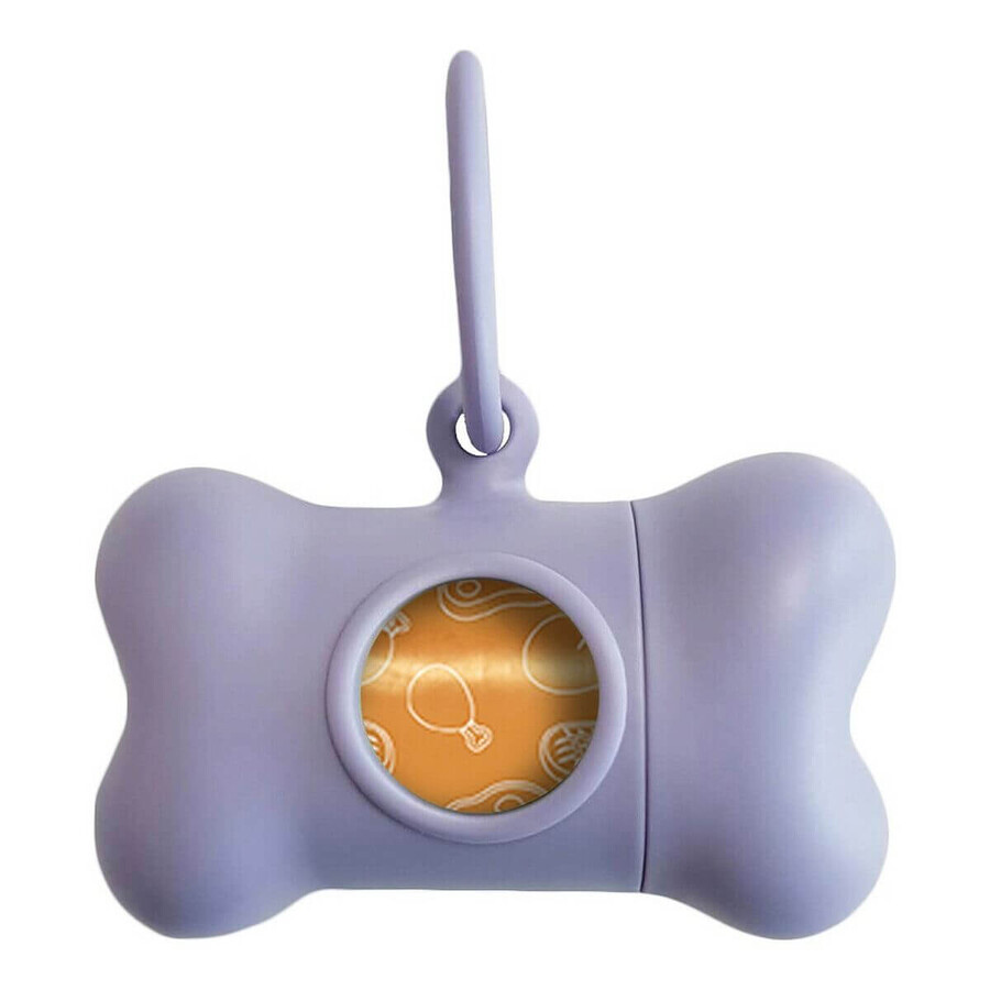 Distributeur de Sacs pour Animaux Domestiques United Pets Bon Ton Provenzal Chien Orange (8 x 4,2 x 5 cm)