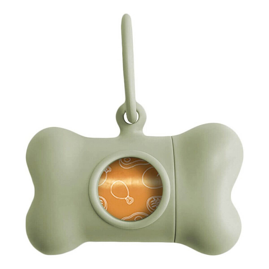 Distributeur de Sacs pour Animaux Domestiques United Pets Bon Ton Provenzal Chien Orange (8 x 4,2 x 5 cm)