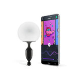 Analplug Magic Motion Weiß Schwarz