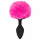 Plug anale Happy Rabbit Fucsia Nero/Rosa Piccolo (7,6 cm)