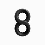 NS Novelties Renegade Black Cock Ring