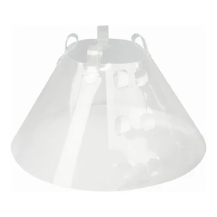Guler elisabetan pentru câini KVP Betsy Transparent (45-56 cm)