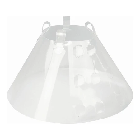 Guler elisabetan pentru câini KVP Betsy Transparent (45-56 cm)