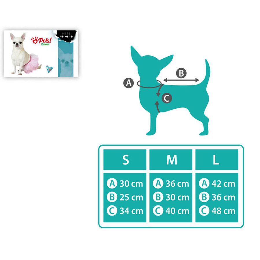 Kostuum voor honden Maat S Tutu Kostuum voor honden Maat S Tutu