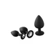 Dream Toys Fantasstic Plug Anal Fantasstic Negro 3 Piezas