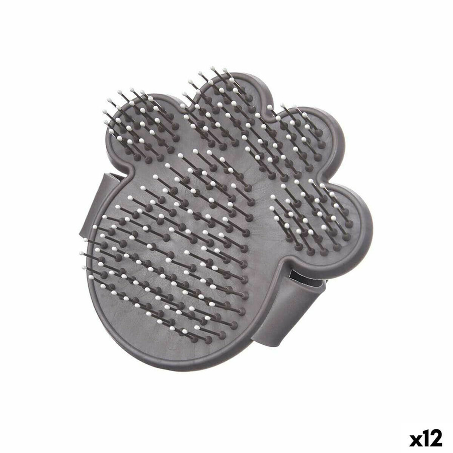 Boutique Brosse pour Chiens Mascow 336 Gris 10,5 x 10 x 3 cm (12 Unités) Brosse pour Chiens Mascow 336 Gris 10,5 x 10 x 3 cm (12 Unités)