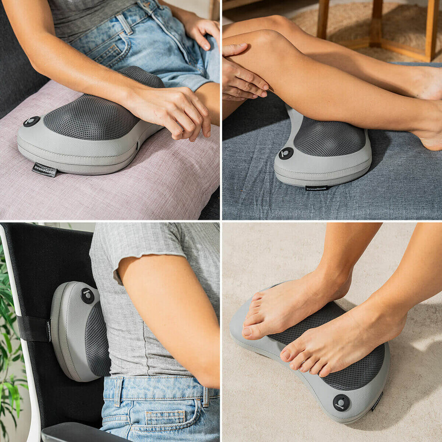 Aparat de masaj Shiatsu compact reîncărcabil InnovaGoods (Recondiționate B)