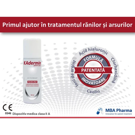 Kadermin spray, 125 ml, MBA Pharma