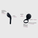 Svakom Tyler Vibrating Cock Ring with Textured Head
