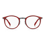 Monture de Lunettes Homme Tommy Hilfiger TH-1845-C9A Rouge Ø 49 mm Monture de Lunettes Homme Tommy Hilfiger TH-1845-C9A Rouge Ø 49 mm