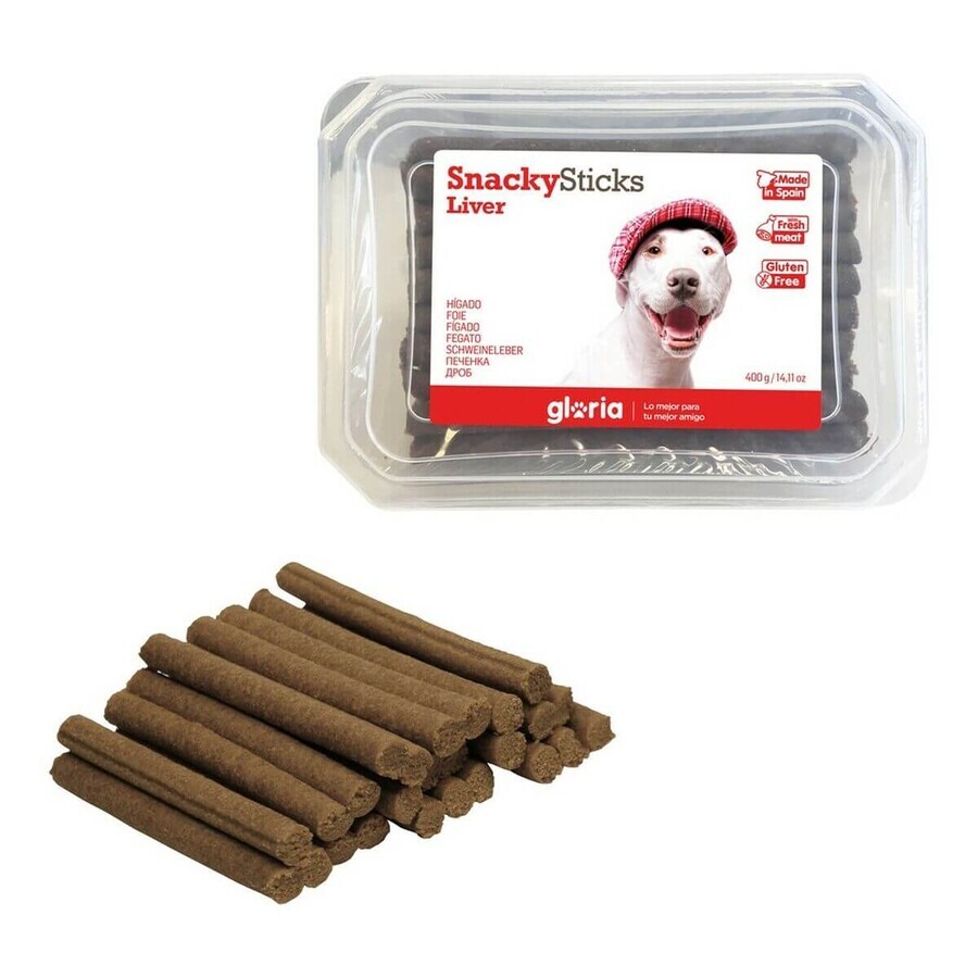 Boutique Snack pour chiens Gloria Snackys Sticks Foie (350 g) Snack pour chiens Gloria Snackys Sticks Foie (350 g)