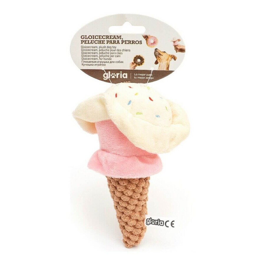 Jucărie din pluș pentru câini Gloria Gloicecream Înghețată Jucărie din pluș pentru câini Gloria Gloicecream Înghețată