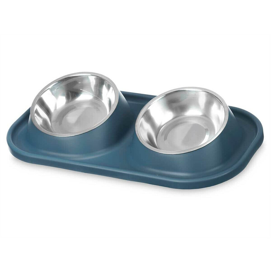 Shop Futternapf für Hunde Mascow 317 Blau Metall 40 x 8,5 x 22 cm Double Futternapf für Hunde Mascow 317 Blau Metall 40 x 8,5 x 22 cm Double