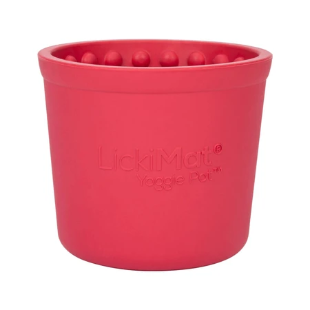 Dispozitiv de hrănire pentru câini Lickimat Roz Gumă
