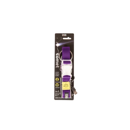 Dog collar Dog Gone Smart Purple L Light