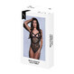 Leotard Baci Lingerie Sexy Strappy Lace Negru S/M