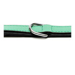 Hundehalsband Gloria Polsterung 45 cm grün (45 x 2 cm)
